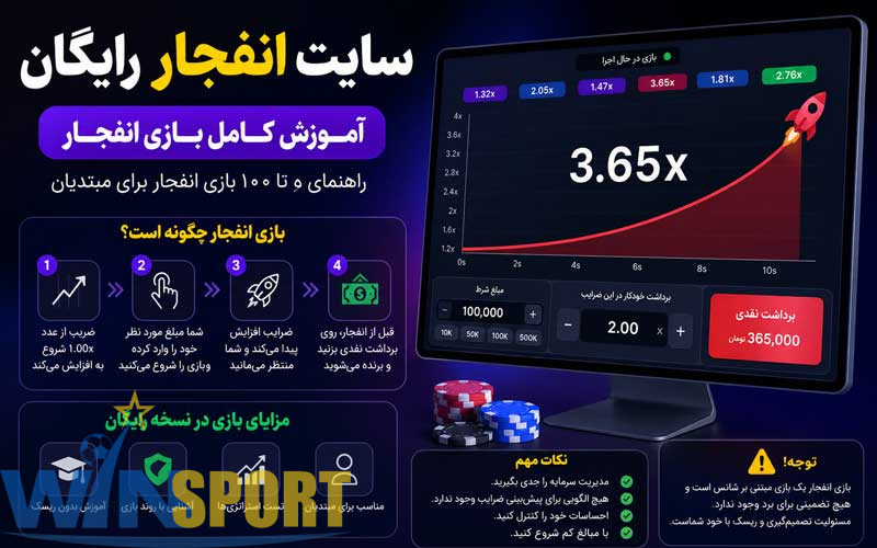 سایت بازی انفجار با شارژ اولیه رایگان: راهنمای جامع برای شروعی هوشمندانه 2 سایت انفجار رایگان